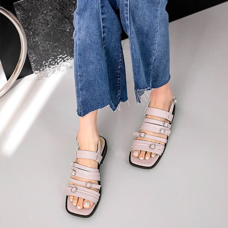 Wonderful Couple Roman Sandals 3.5cm Women's-21