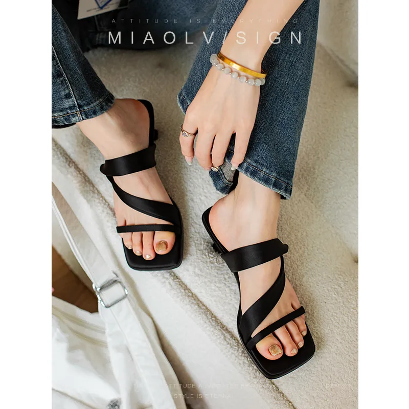 Wonderful Couple Rubber Sole Slip Resistant Odor Resistant Quick Dry Slide Slippers Women's-2