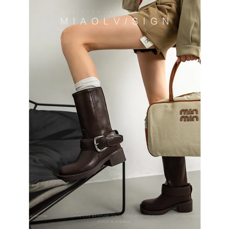 Wonderful Couple Ankle Boots 5cm Women's-7
