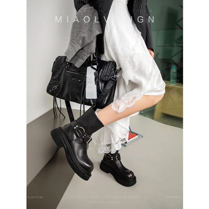 Wonderful Couple Ankle Boots 5cm Women's-7