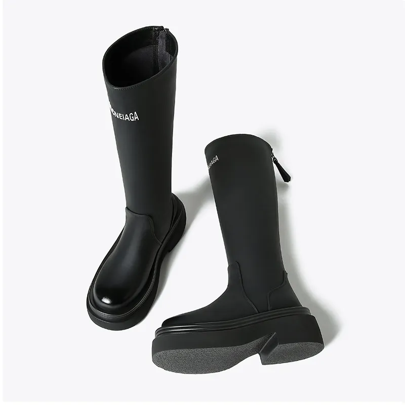 Wonderful Couple Knee-high Boots 6cm Women's-12