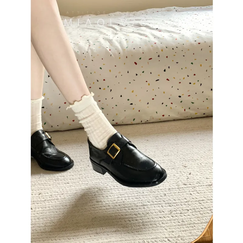 Wonderful Couple Loafers Women's Black-3
