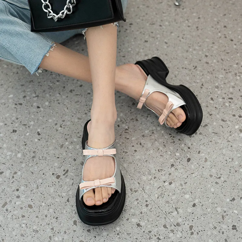 Wonderful Couple Slide Slippers 6.5cm Women's-5