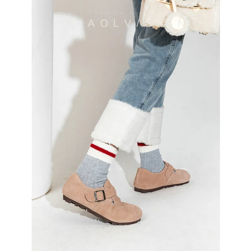 Wonderful Couple Casual Single Shoes 0.8cm Women's-8