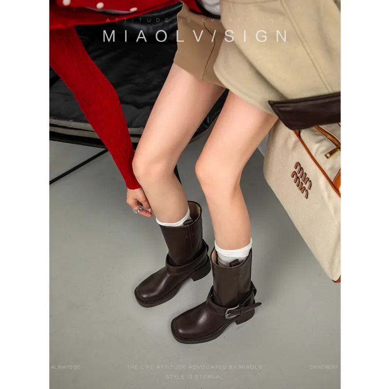 Wonderful Couple Ankle Boots 5cm Women's-6