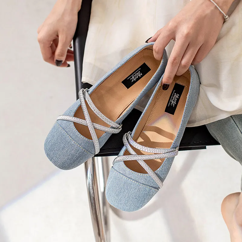 Wonderful Couple Casual Single Shoes 1.5cm Women's-23