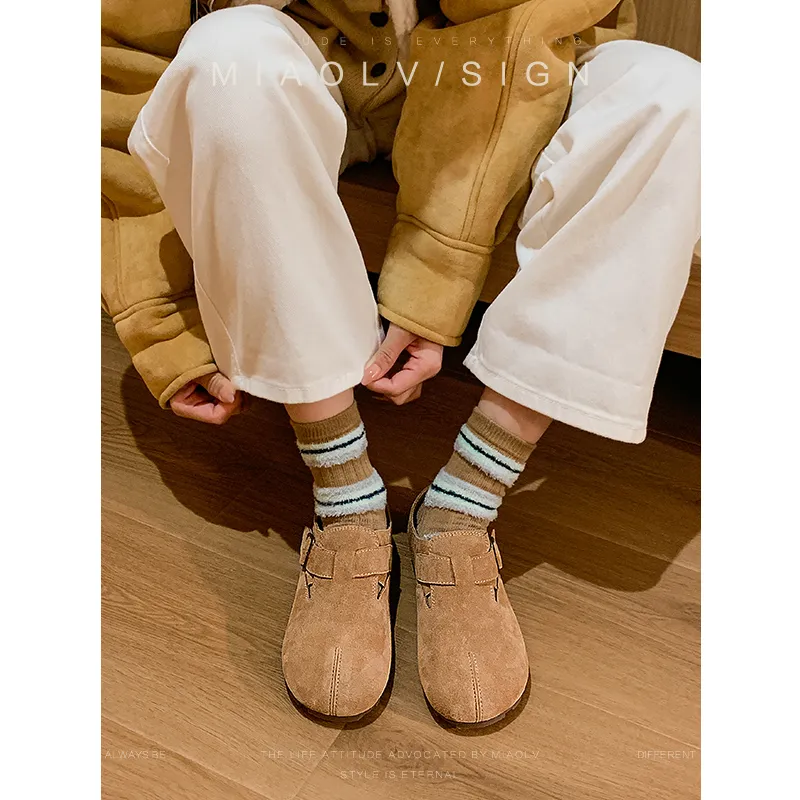 Wonderful Couple Casual Single Shoes 0.8cm Women's-2