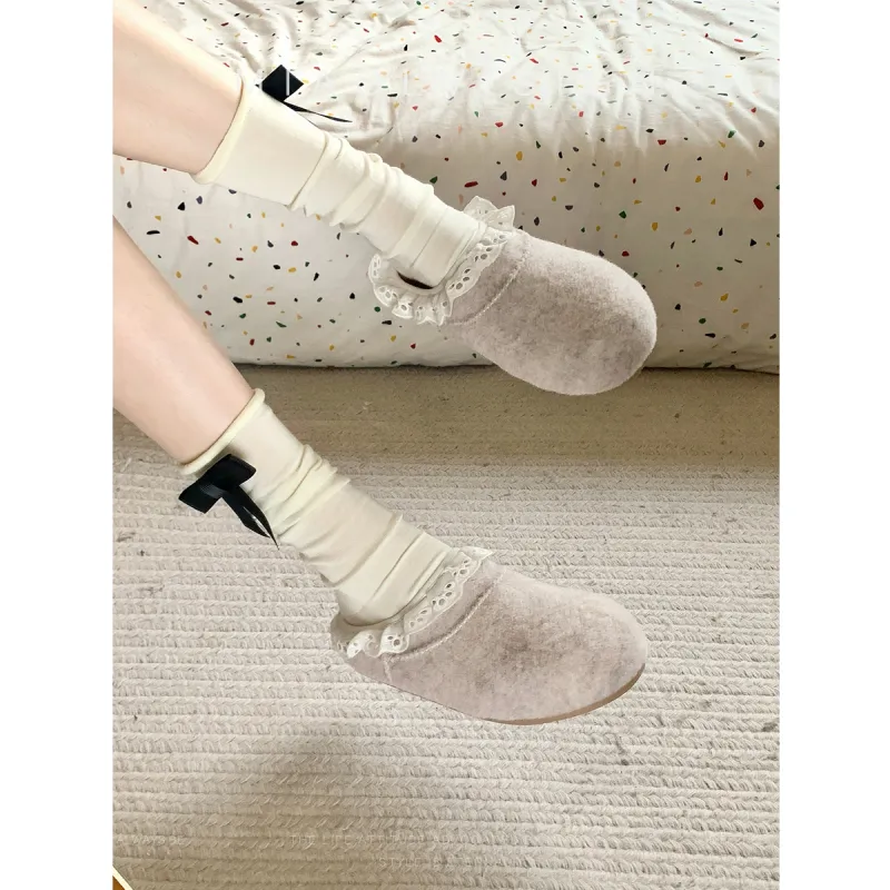 Wonderful Couple Rubber Sole Abrasion Resistant Slip Resistant Quick Dry Wrap toe Slippers Women's-4