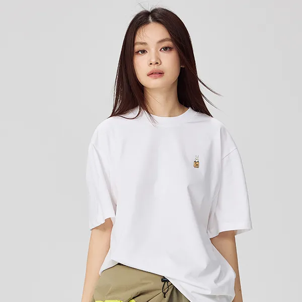 NPC Printed Short Sleeved T Shirts Trendy Loose Fit Unisex-2