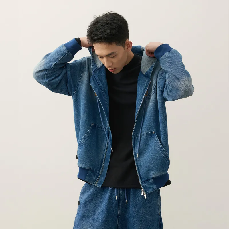 NPC Denim Jacket Unisex Dodger Blue-1