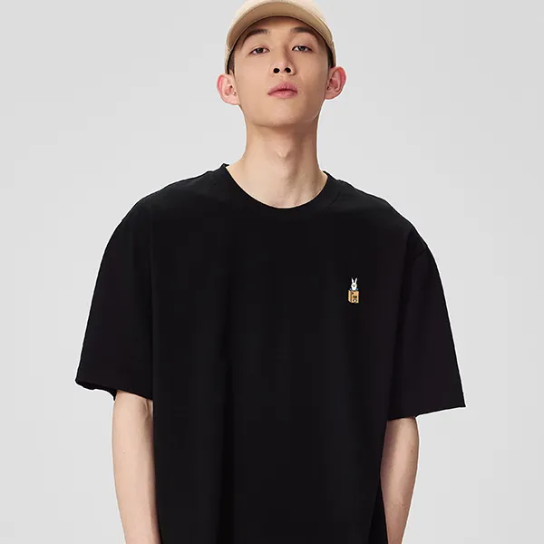 NPC Printed Short Sleeved T Shirts Trendy Loose Fit Unisex-8