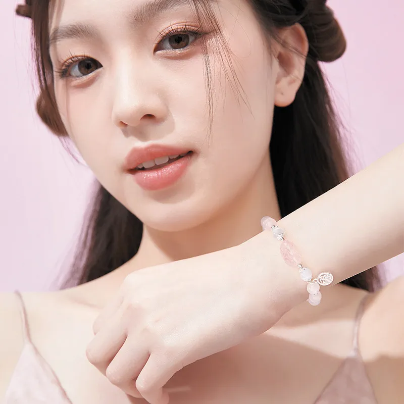 Fan Xing As Season Glass Cat Eye Jade Bracelets Unisex-4