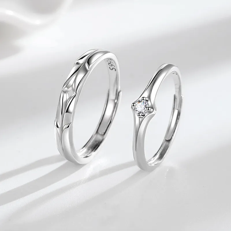 Fan Xing As Season S999 Fine Silver Rings Unisex-4