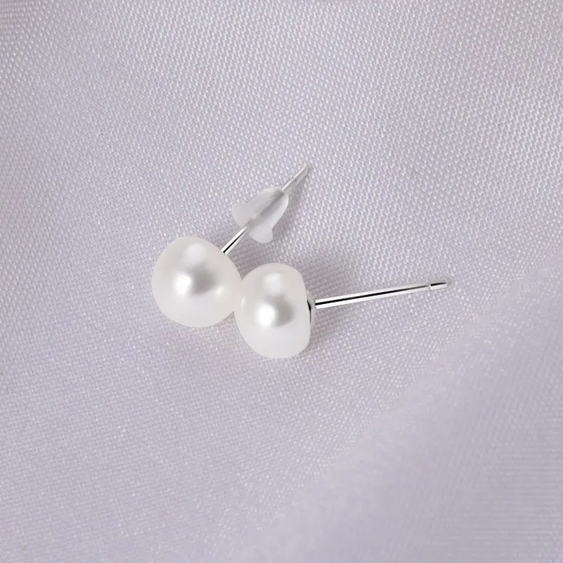 Fan Xing As Season S925 Silver Stud Earrings Women's-3