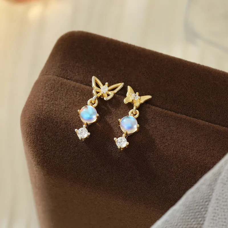 Fan Xing As Season S925 Silver Stud Earrings Women's-4