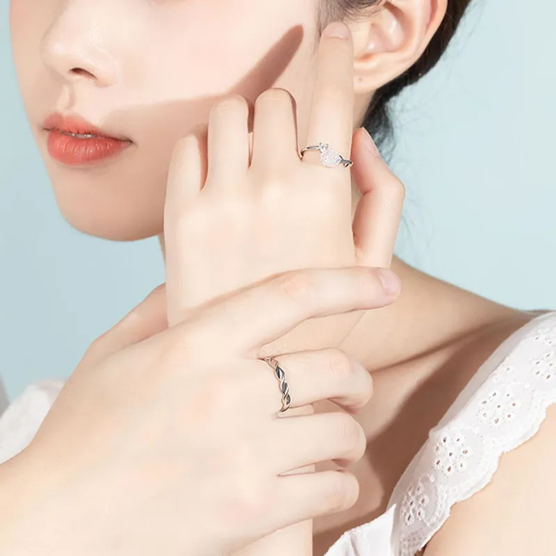 Fan Xing As Season S925 Silver Rings Unisex-3