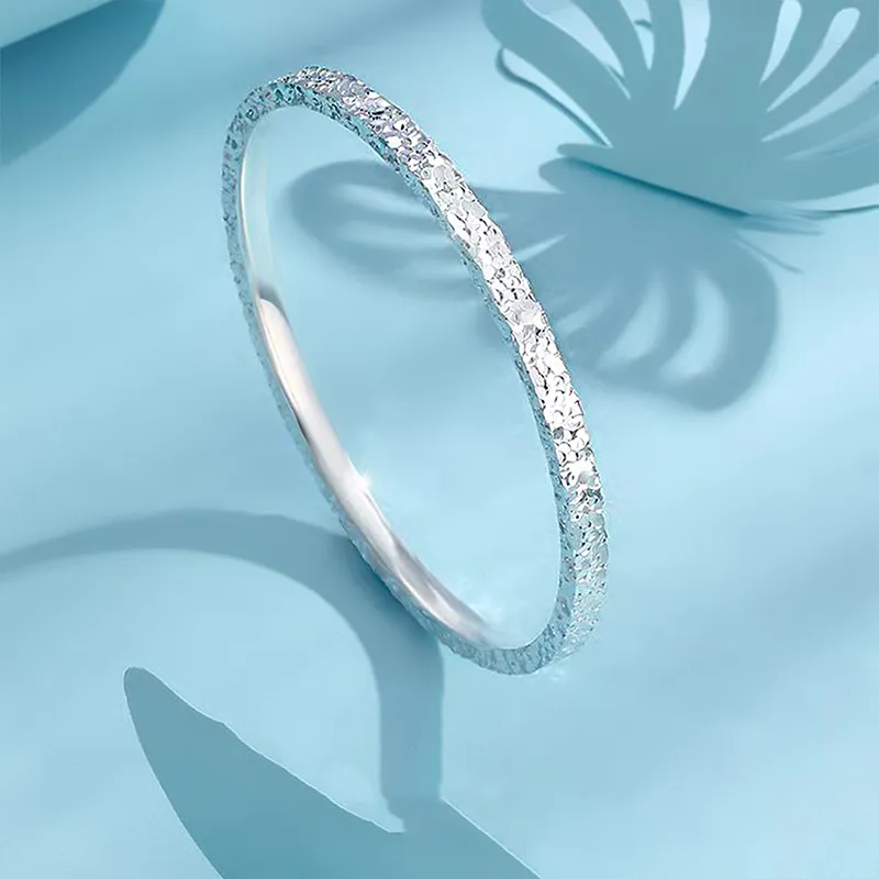 Fan Xing As Season S999 Fine Silver Bangles Women's-2