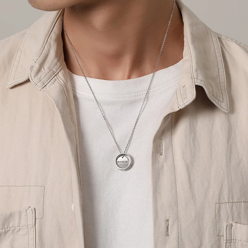 Fan Xing As Season S925 Silver Necklaces Men's-1