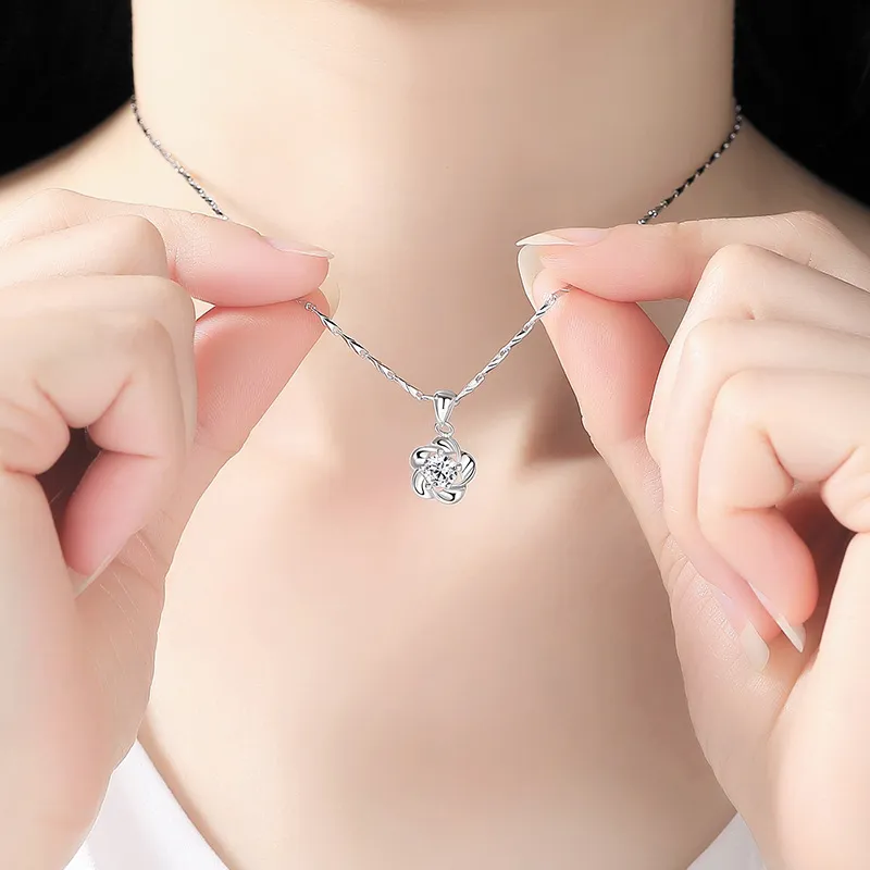 Fan Xing As Season S925 Silver Necklaces Women's-1