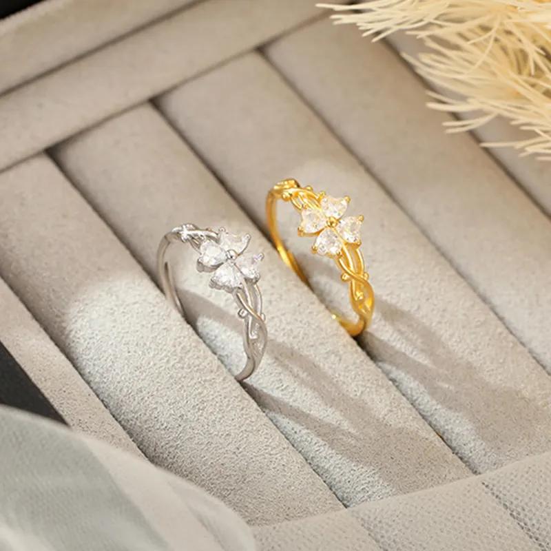Fan Xing As Season S925 Silver Rings Women's-4