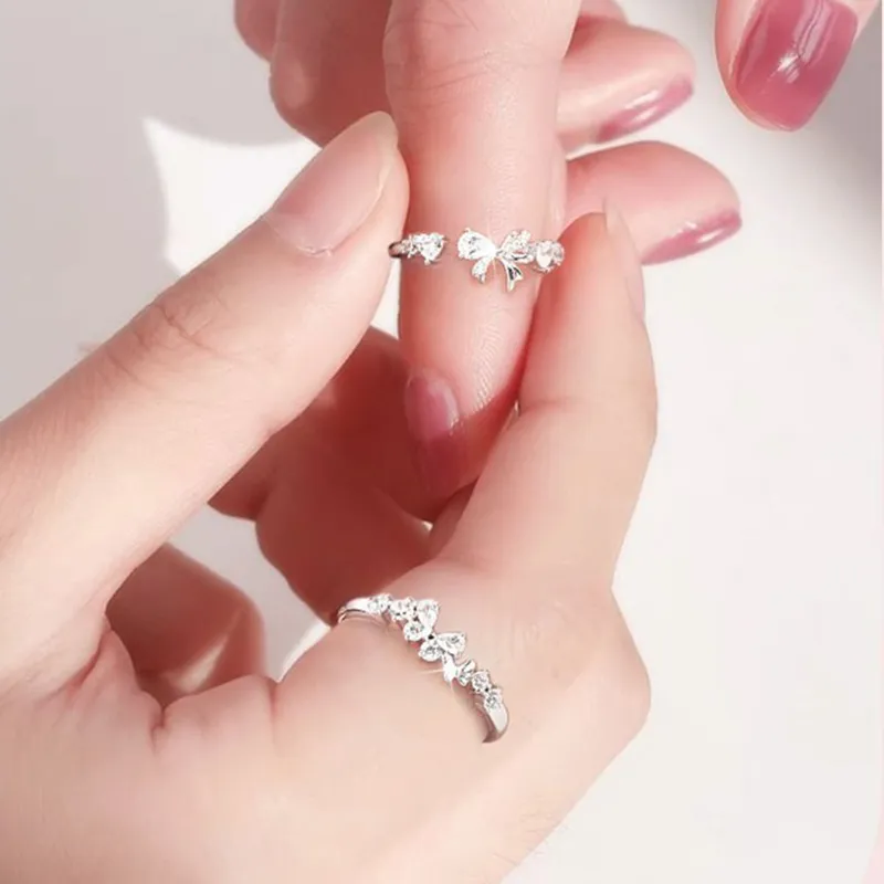 Fan Xing As Season S925 Silver Rings Women's-3