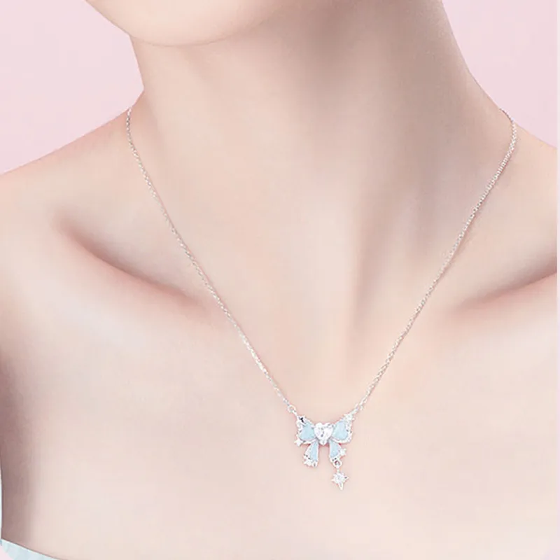 Fan Xing As Season 925 Sterling Silver Necklaces Women's-2