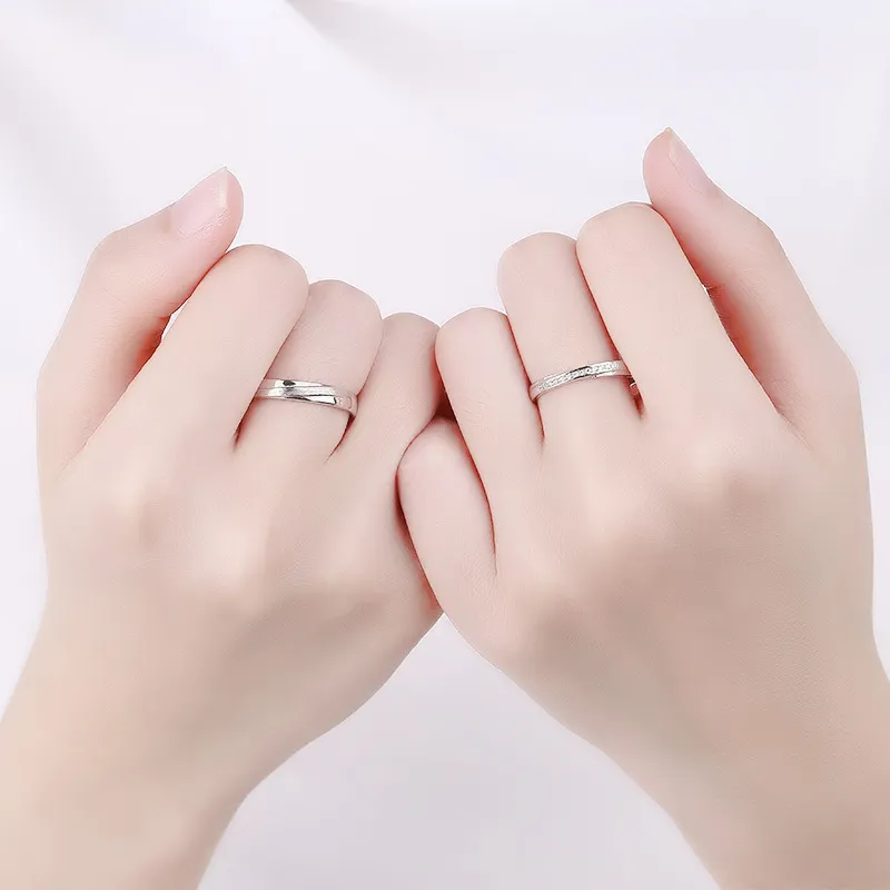 Fan Xing As Season 999 Fine Silver Rings Unisex-1