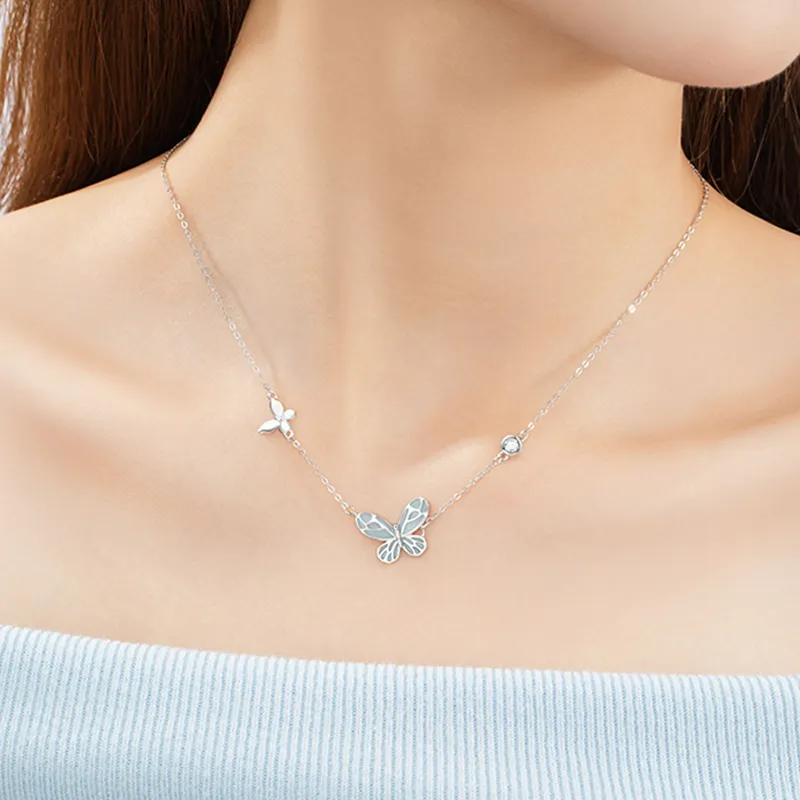 Fan Xing As Season S925 Silver Necklaces Women's-1