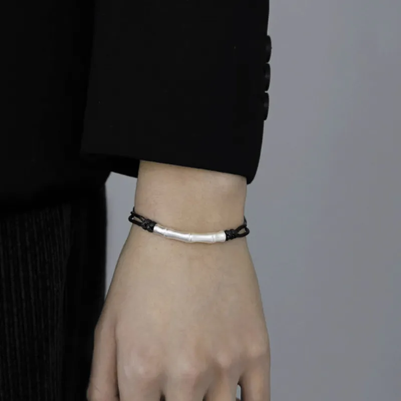 Fan Xing As Season 999 Fine Silver Bracelets Men's-3