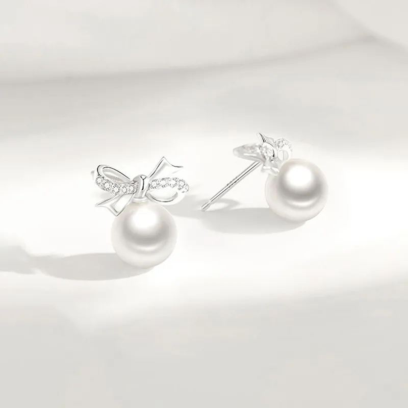 Fan Xing As Season S925 Silver Stud Earrings Women's-3