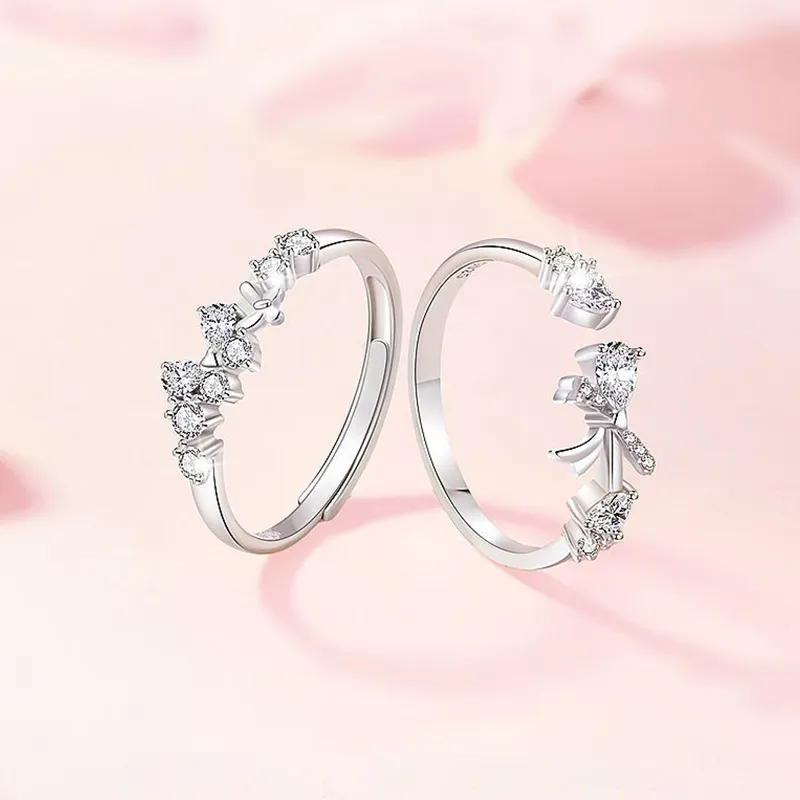 Fan Xing As Season S925 Silver Rings Women's-6