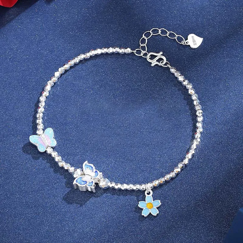 Fan Xing As Season S999 Fine Silver Bracelets Women's-4