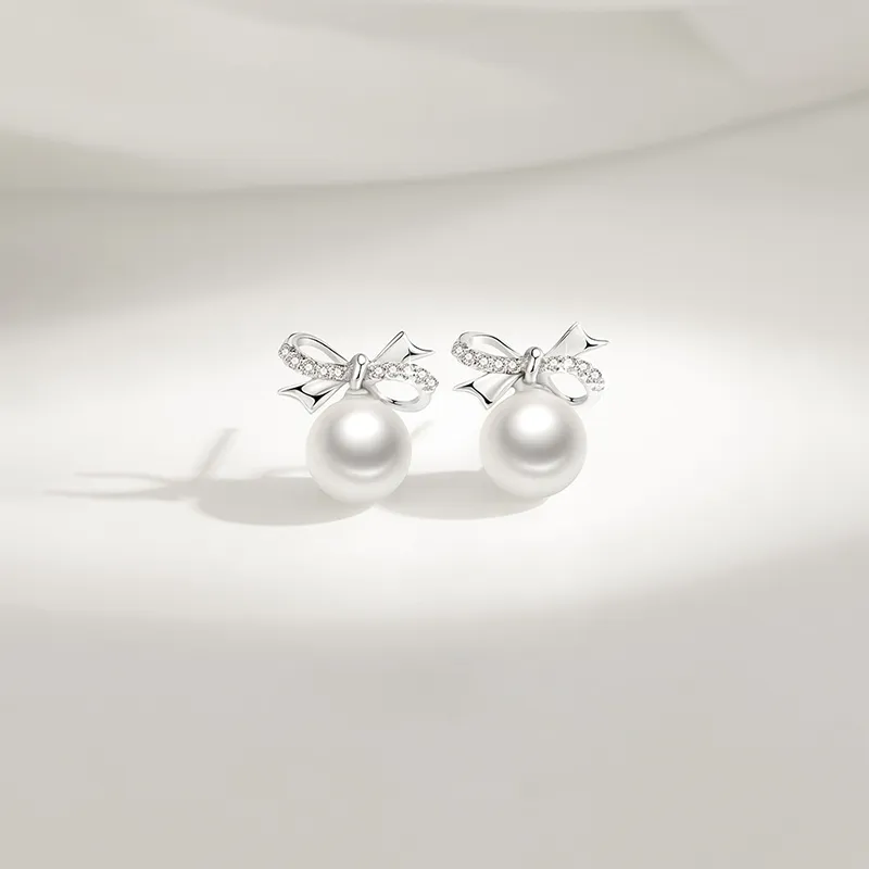 Fan Xing As Season S925 Silver Stud Earrings Women's-4
