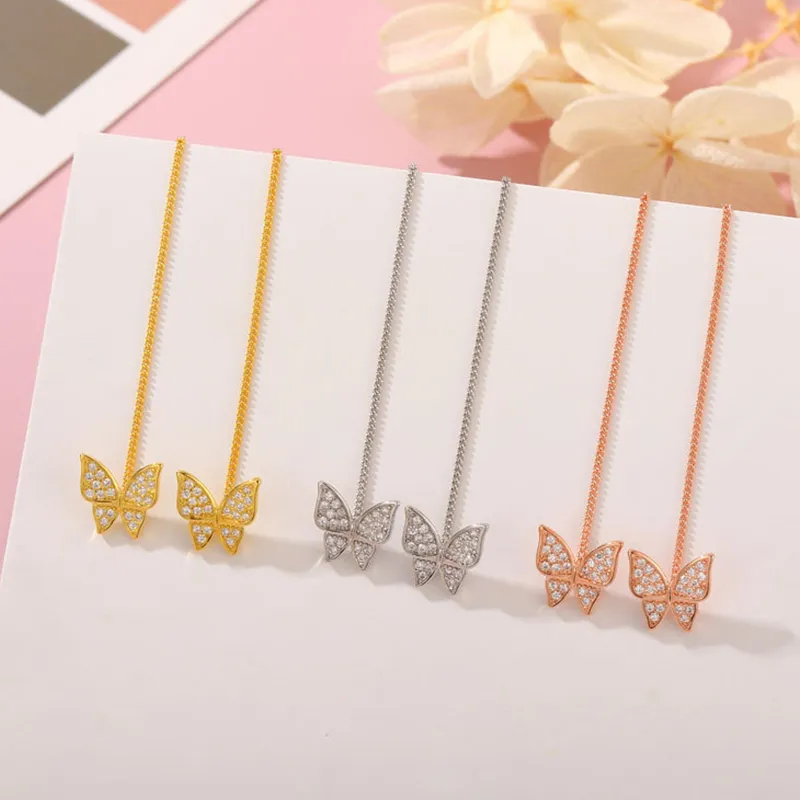 Fan Xing As Season S925 Silver Drop Earrings Women's-4