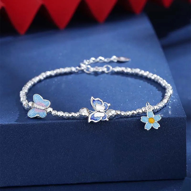 Fan Xing As Season S999 Fine Silver Bracelets Women's-2