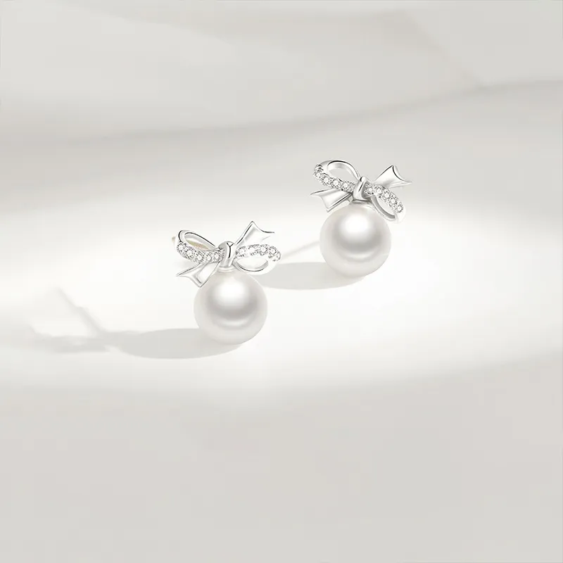 Fan Xing As Season S925 Silver Stud Earrings Women's-2