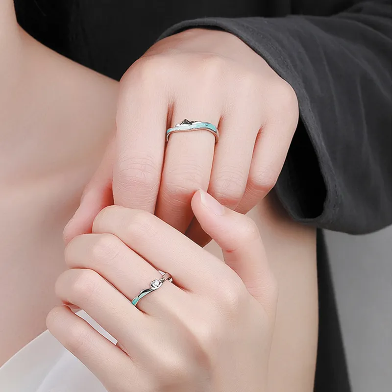 Fan Xing As Season S999 Fine Silver Rings Unisex-1