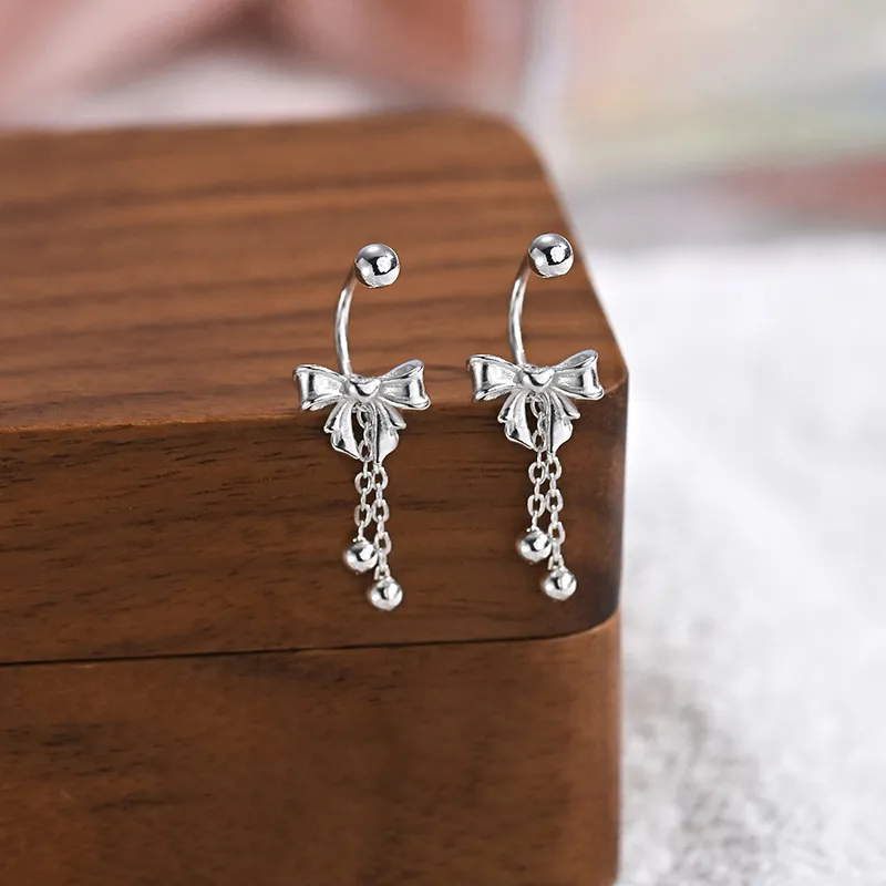Fan Xing As Season 999 Fine Silver Earrings Women's-4