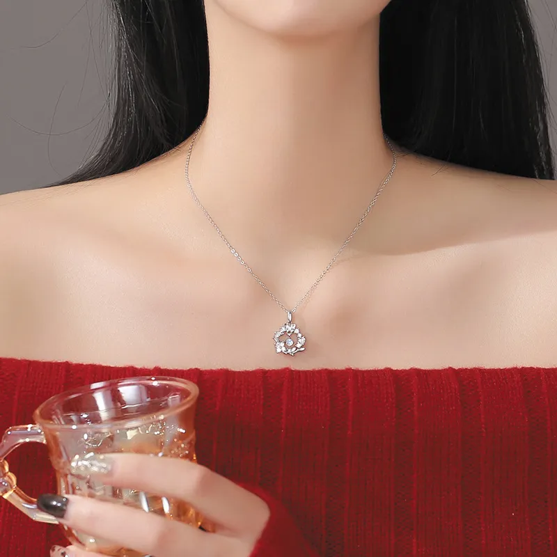 Fan Xing As Season S999 Fine Silver Necklaces Women's-2
