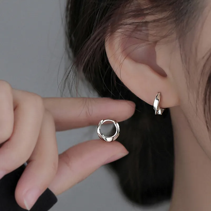 Fan Xing As Season 999 Fine Silver Earrings Women's-1