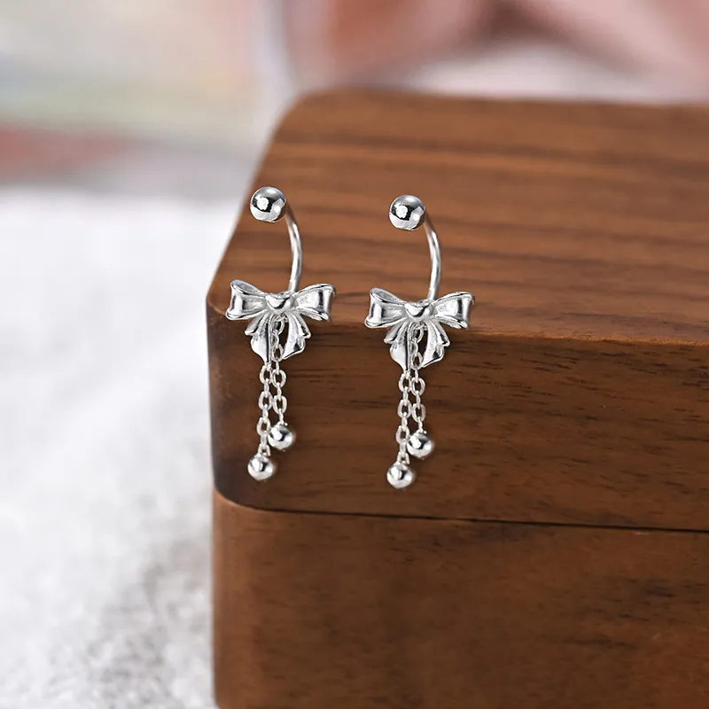 Fan Xing As Season 999 Fine Silver Earrings Women's-3