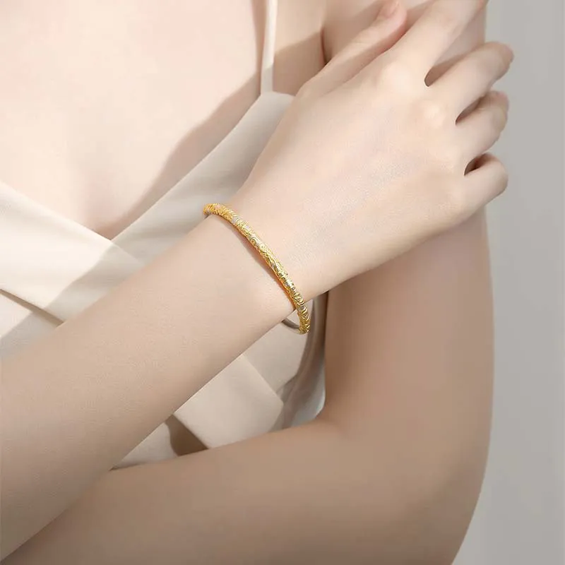 Fan Xing As Season 999 Fine Silver Sterling Silver Bracelets Women's-1