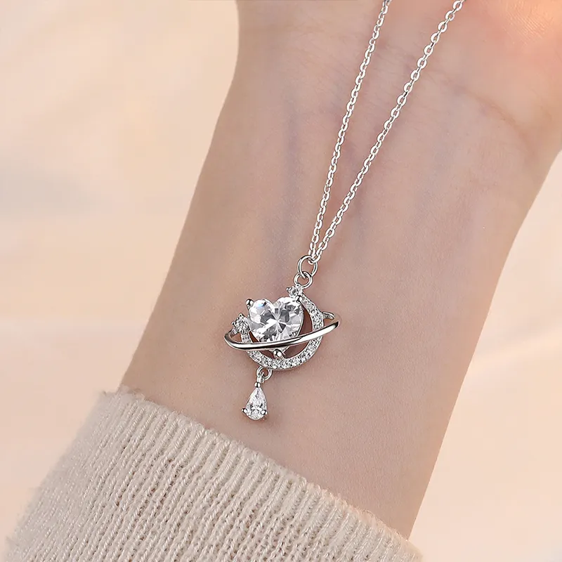 Fan Xing As Season S925 Silver Necklaces Women's-3