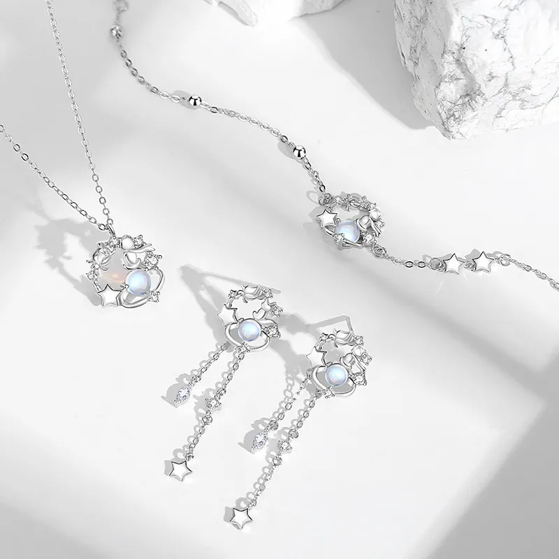 Fan Xing As Season S925 Silver Necklaces Women's-3