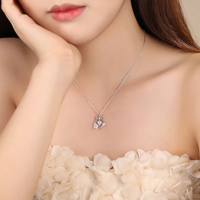 Fan Xing As Season S925 Silver Necklaces Women's-1