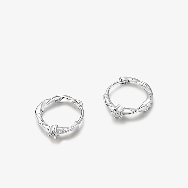 Fan Xing As Season 999 Fine Silver Earrings Women's-3