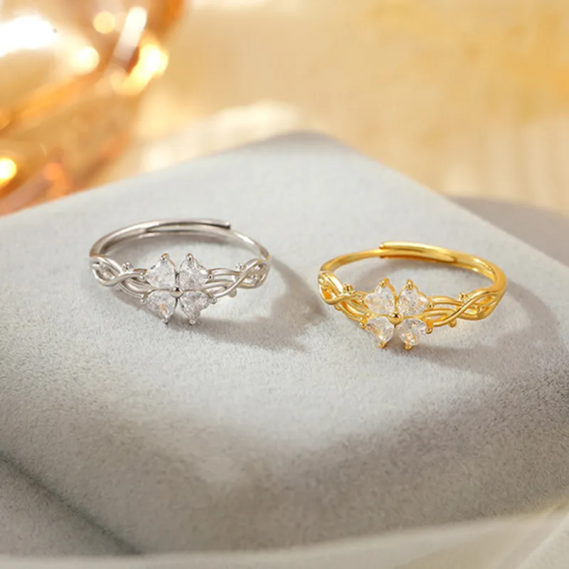 Fan Xing As Season S925 Silver Rings Women's-3