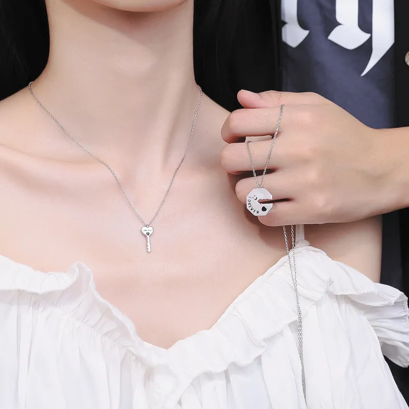 Fan Xing As Season S925 Silver Necklaces Unisex-1