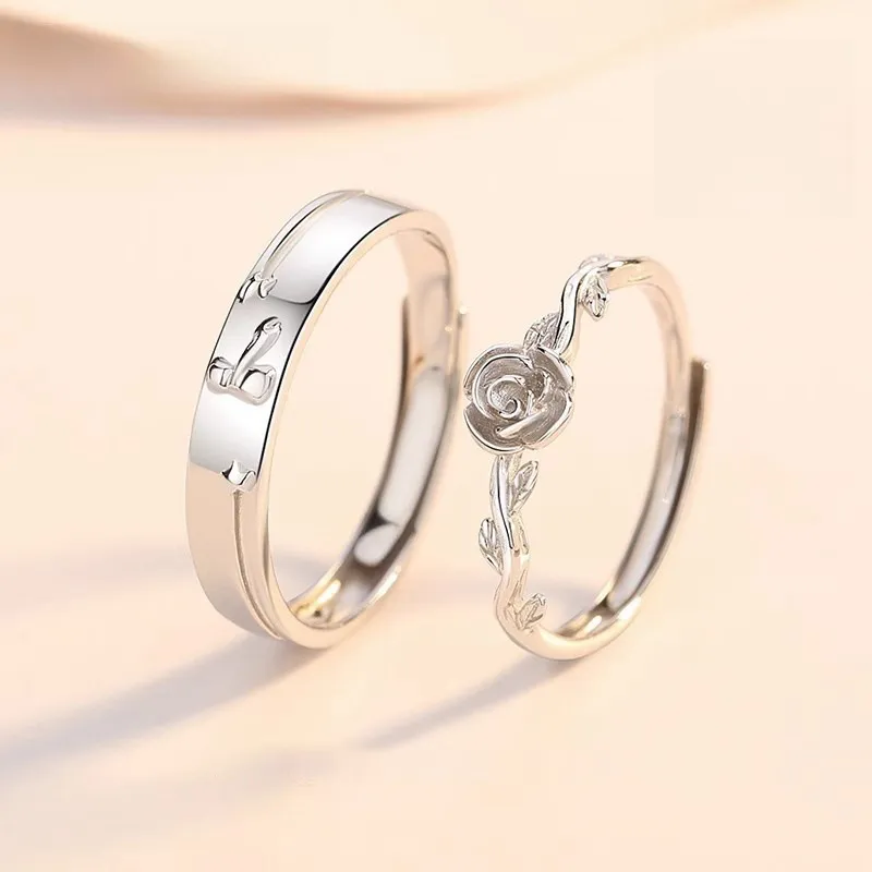Fan Xing As Season S999 Fine Silver Rings Unisex-4