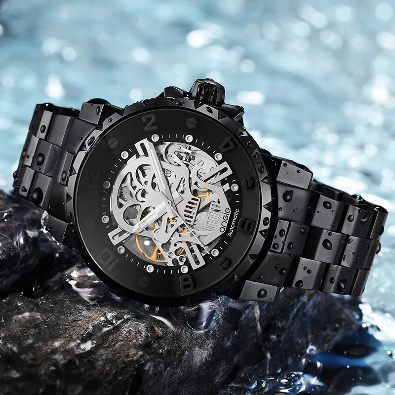 ANGIE PRESENT WATCH Men SKULL Watch-4